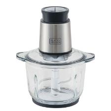 Processador de alimentos Black+Decker MP300G com tigela de vidro 2 litros, 220V