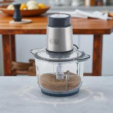 Processador de alimentos Black+Decker MP300G com tigela de vidro 2 litros, 220V