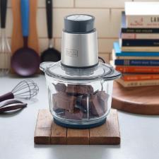 Processador de alimentos Black+Decker MP300G com tigela de vidro 2 litros, 220V