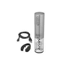 Abridor de vinho em inox Black Decker w10 bivolt cinza