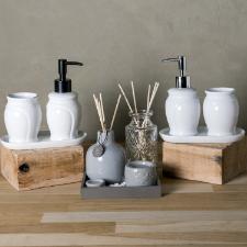 Difusor em vidro com palitos Lyor Brandon 6,5x11cm