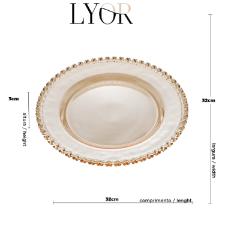 Difusor em vidro com palitos Lyor Brandon 6,5x11cm