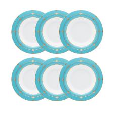 Jogo de pratos fundos em porcelana Strauss Folies 6 pe�as