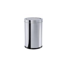 Lixeira em inox com tampa basculante Brinox Decorline 7,8L