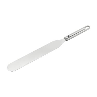 Esp�tula de confeiteiro angular em inox Zwilling 40cm prata