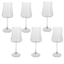 Jogo de ta�as vinho tinto em cristal Bohemia Xtra 460ml 6 pe�as