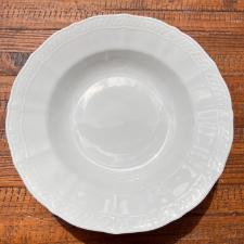 Baixela de pratos em porcelana Noritake Cher Blanc 18 pe�as