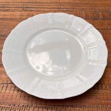 Baixela de pratos em porcelana Noritake Cher Blanc 18 pe�as