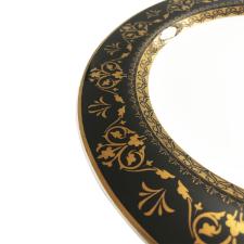 Jogo de pratos rasos em porcelana Strauss Queen 28cm 6 pe�as