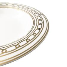 Jogo de pratos fundos em porcelana Strauss Infinity 6 pe�as 24,5cm