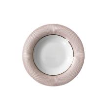 Jogo de pratos fundos em porcelana Strauss Rose Ball 6 pe�as