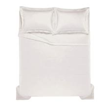 Colcha Trussardi Palazzi 300 fios Queen 2,50mx2,50m Branco