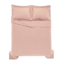 Colcha Trussardi Palazzi 300 fios King 2,90mx2,50m Rosa Perla