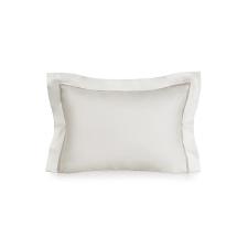 Fronha Trussardi Ariani 300 fios  100% Algod�o Eg�pcio 50cmx70cm Branco/Legno