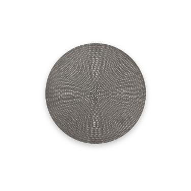 Lugar americano redondo Haus Renaissance 38cm cinza