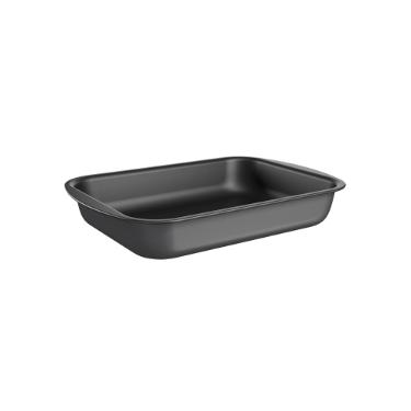 Assadeira retangular em alum�nio Brinox Bakeware 39,5x28cm grafite