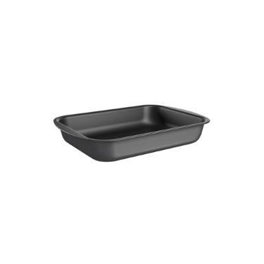 Assadeira retangular em alum�nio Brinox Bakeware 33,5x24cm grafite