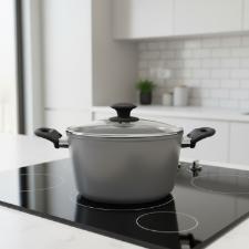 Ca�arola Brinox Optima 20cm 2,1L revestimento cer�mico stone, alum�nio 4,5mm e Indu��o, PFOA Free