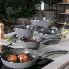 Ca�arola Brinox Optima 20cm 2,1L revestimento cer�mico stone, alum�nio 4,5mm e Indu��o, PFOA Free