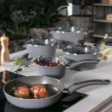 Panela Brinox Optima 20cm 2,1L revestimento cer�mico stone, alum�nio 4,5mm e indu��o, PFOA Free