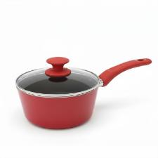 Panela Brinox Optima 16cm 1L Cer�mica Vermelha, Alum�nio 4,5mm Indu��o, PFOA Free e Saud�vel