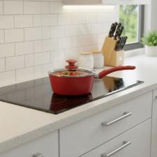 Panela Brinox Optima 16cm 1L Cer�mica Vermelha, Alum�nio 4,5mm Indu��o, PFOA Free e Saud�vel