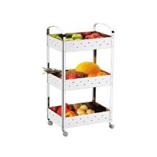 Organizador fruteira em inox Brinox Suprema 40x28x77cm