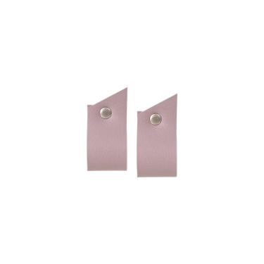 Jogo de argolas para guardanapos em PVC Copa&Cia Ravena 2 pe�as morden rosa