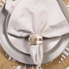 Jogo de argolas para guardanapos Copa&Cia Complement Baia do Sancho 4 pe�as