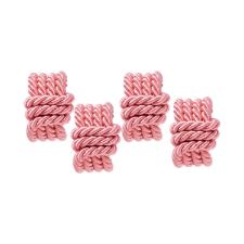 Jogo de argolas para guardanapos Copa&Cia Trance 4 pe�as terracota