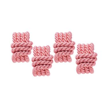 Jogo de argolas para guardanapos Copa&Cia Trance 4 pe�as terracota