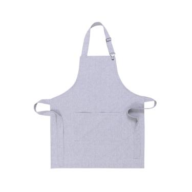 Avental em algod�o Copa&Cia Chambray Levi 70x80cm cromio