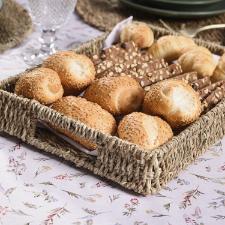 Bandeja retangular Copa&Cia Detroit 34x24cm natural