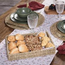 Bandeja retangular Copa&Cia Detroit 34x24cm natural