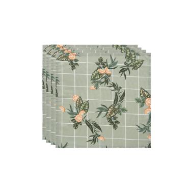 Jogo de guardanapos Copa&Cia Home Laranja 40x40cm 4 pe�as