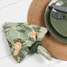 Jogo de guardanapos Copa&Cia Home Laranja 40x40cm 4 pe�as