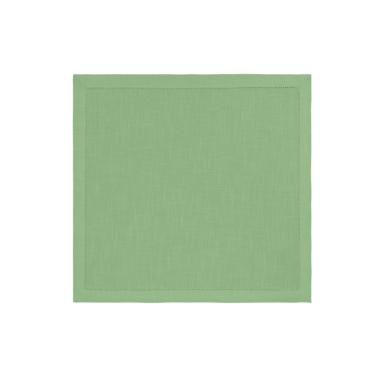 Guardanapo em algod�o Copa&Cia Coloratta Ponto Ajour 50x50cm salvia