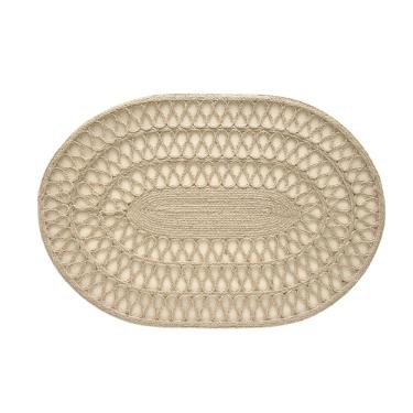 Lugar americano oval em juta Copa&Cia Brazil Nature 40cm kai