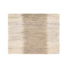 Lugar americano retangular em rami Copa&Cia Sunsey 37x48cm branco