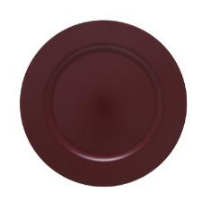 Sousplat em pl�stico Copa&Cia Basic 33cm merlot