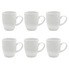 Jogo de canecas em porcelana Strauss Sable 350ml 6 pe�as