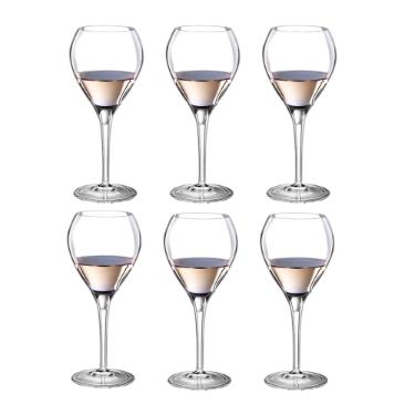 Jogo de ta�as em cristal Sauterners Strauss 350ml 6 pe�as