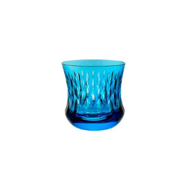 Copo em cristal Strauss Overlay On The Rocks 131.160.152.016 325ml azul claro