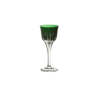 Ta�a de licor em cristal Strauss Overlay 225.105.150 60ml verde escuro