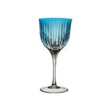 Ta�a para vinho tinto em cristal Strauss Overlay 225.102.150 370ml azul claro