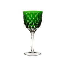 Ta�a para vinho tinto em cristal Strauss Overlay 225.102.152 370ml verde escuro