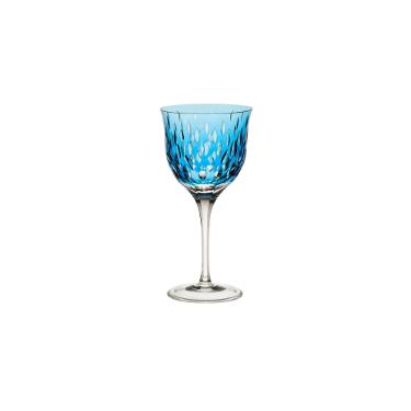 Ta�a de licor em cristal Strauss Overlay 225.105.152 60ml azul claro
