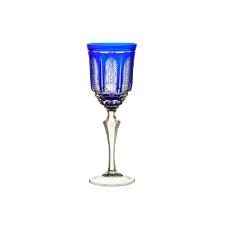 Ta�a para vinho branco em cristal Strauss Overlay 237.103.151 310ml azul escuro