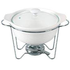 Rechaud redondo em cer�mica Fracalanza Eleonora 2,3 litros: Versatilidade do forno � mesa