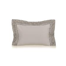 Fronha Trussardi Coralino 300 fios  50cmx70cm Branco/Adri�tico